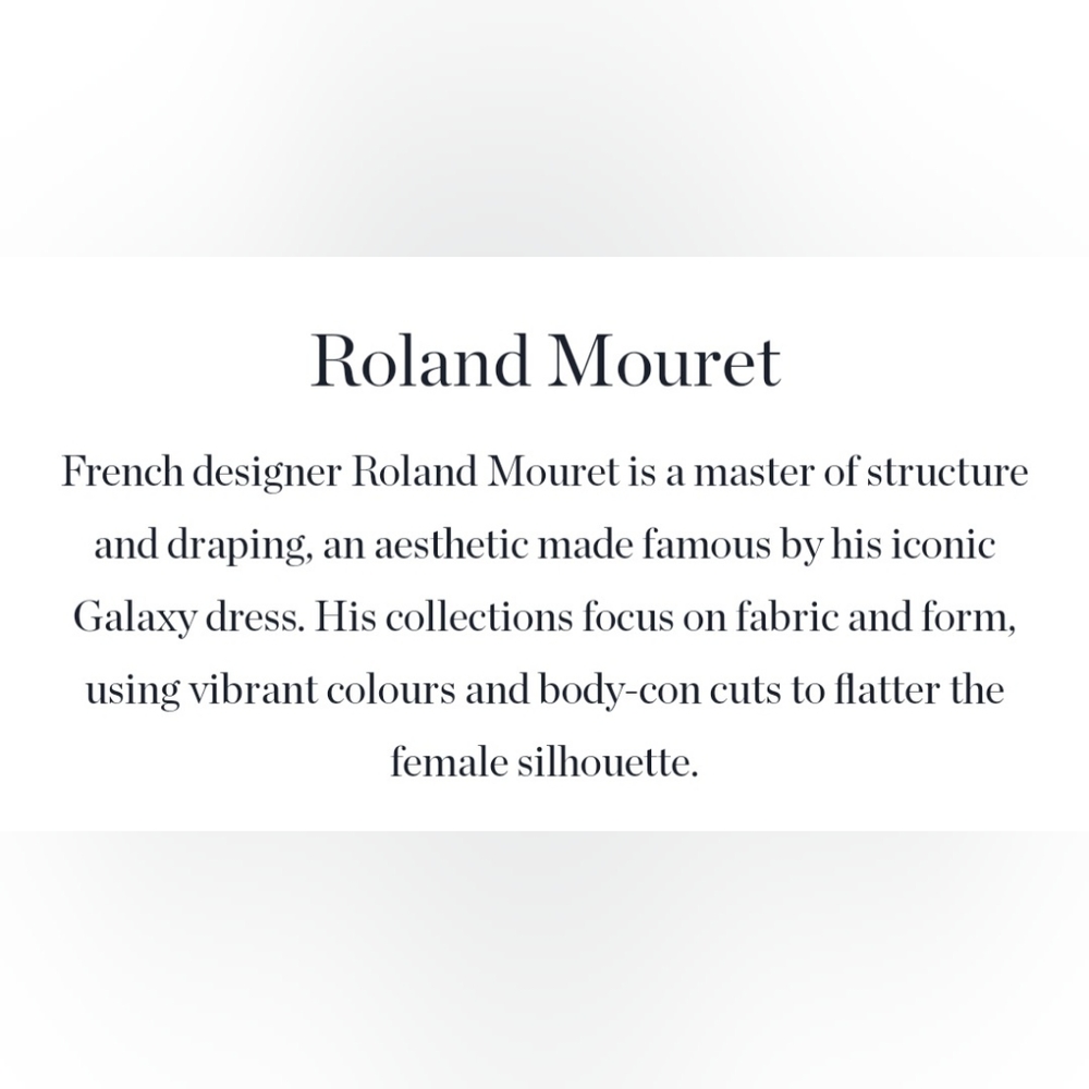 Rouland Mouret Vintage in black 3/4 dress - Picture 6 of 10